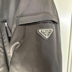 BRAND NEW PRADA GOOSE DOWN 3/4 LENGTH COAT - BLACK